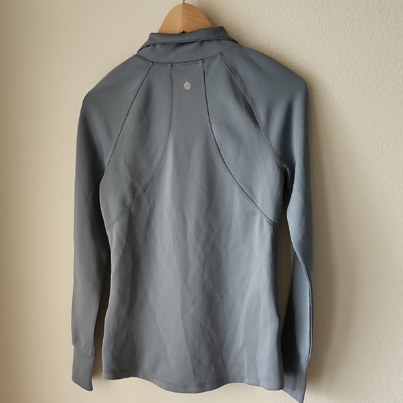 Apana Slate Gray Lightweight Jacket Sz S yoga Pilates outdoor tennis pickle ball - Picture 2 of 16